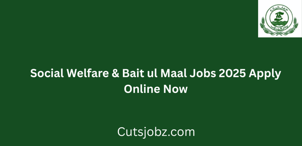 Social Welfare & Bait ul Maal Jobs 2025 Apply Online Now